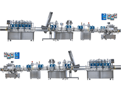 全自動玻璃水灌裝生產線