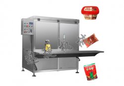 迅捷新款辣椒醬灌裝機(jī)一出手，好多機(jī)械廠家如